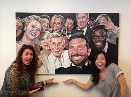 Elenin selfi sada i na platnu Elenin selfi sada i na platnu