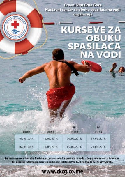 Crveni krst organizuje obuku za spasioce na plažama Crveni krst organizuje obuku za spasioce na plažama