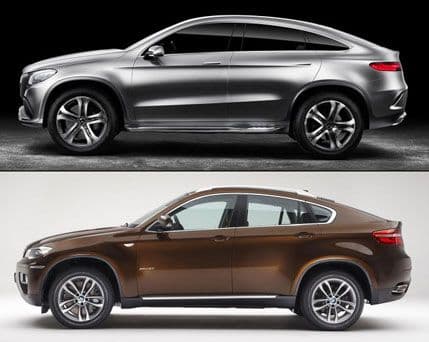 Uočite razlike: Mercedes Concept Coupe SUV i BMW X6 Uočite razlike: Mercedes Concept Coupe SUV i BMW X6
