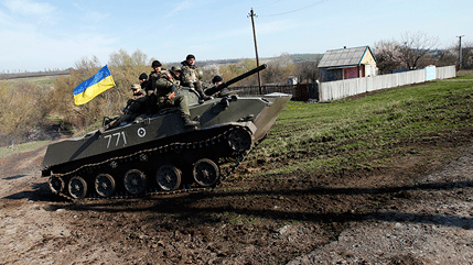 MUP Ukrajine oslobodio Svjatogorsk MUP Ukrajine oslobodio Svjatogorsk
