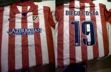 Dijego Kosta poslao dres za Nađu! Dijego Kosta poslao dres za Nađu!