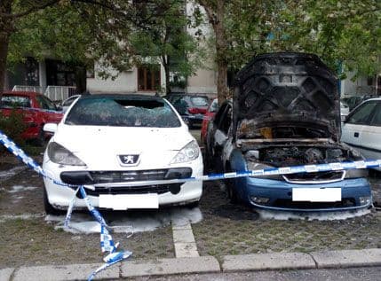 Na meti bio automobil Ivana Vujovića Na meti bio automobil Ivana Vujovića