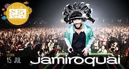 Jamiroquai zvijezda Exit avanture na plaži Jaz! Jamiroquai zvijezda Exit avanture na plaži Jaz!