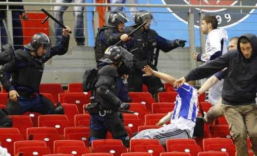 Budimpešta: Povrijeđen navijač Budućnosti Budimpešta: Povrijeđen navijač Budućnosti