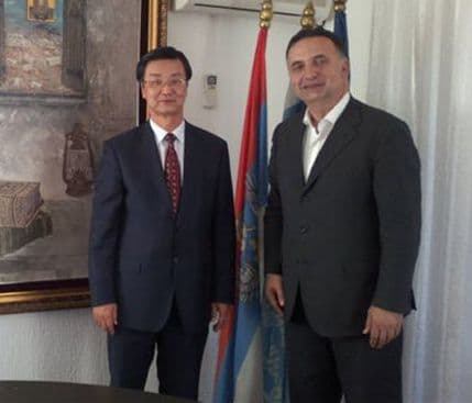 Milić se pozdravio sa ambasadorom Žaolinom Milić se pozdravio sa ambasadorom Žaolinom