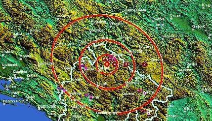 Registrovan zemljotres kod Pljevalja Registrovan zemljotres kod Pljevalja