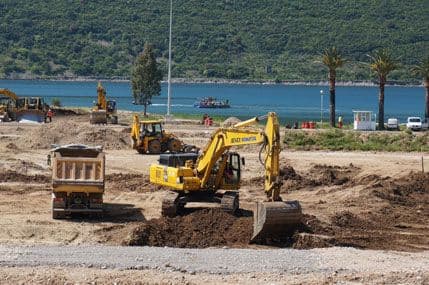 Počela faza izgradnje rizorta Portonovi Počela faza izgradnje rizorta Portonovi