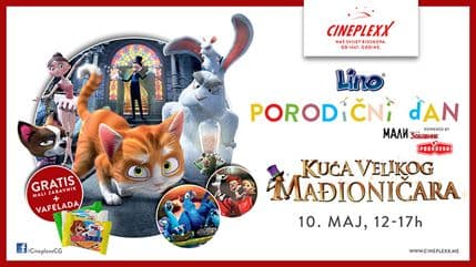 Cineplexx: Porodični dan uz program i niže cijene karata Cineplexx: Porodični dan uz program i niže cijene karata