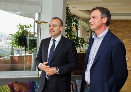 Bogojević sa ambasadorom Italije Bogojević sa ambasadorom Italije