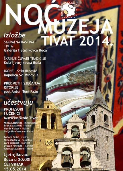 Za Noć muzeja izložbe i promocije u Tivtu i Perastu Za Noć muzeja izložbe i promocije u Tivtu i Perastu