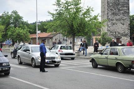 Kod Sahat kule povrijeđen pješak Kod Sahat kule povrijeđen pješak