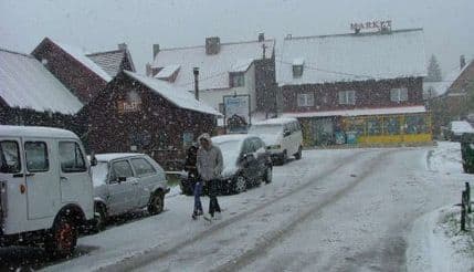 Na Žabljaku snijeg, temperatura 1,7 Celzijusa Na Žabljaku snijeg, temperatura 1,7 Celzijusa