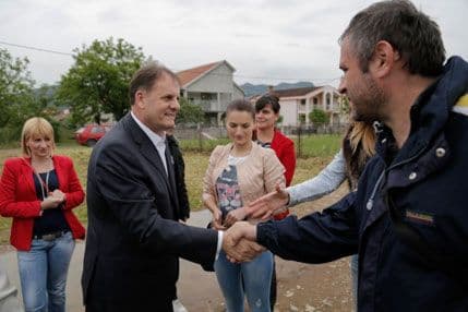Stijepović obišao mjesto gradnje budućeg vrtića u Zagoriču Stijepović obišao mjesto gradnje budućeg vrtića u Zagoriču