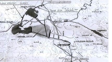 Šta predviđa projekat prevođenja voda Zete u Krupac i Slano i spajanje akumulacija Šta predviđa projekat prevođenja voda Zete u Krupac i Slano i spajanje akumulacija