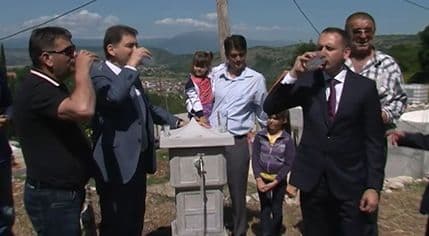 Ivanović otvorio vodovod u Gluhom Dolu u zaseoku Jasen Ivanović otvorio vodovod u Gluhom Dolu u zaseoku Jasen