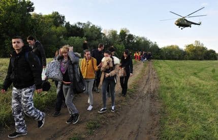 Otežana evakuacija u Obrenovcu Otežana evakuacija u Obrenovcu