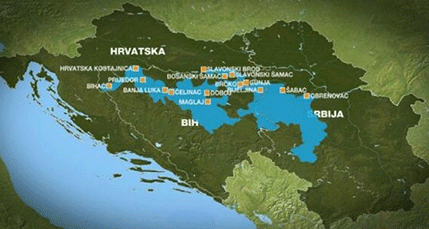 Ovo je mapa poplavljenih područja! Ovo je mapa poplavljenih područja!