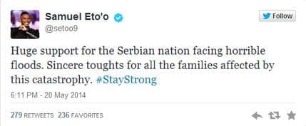 Eto poslao podršku Srbiji Eto poslao podršku Srbiji