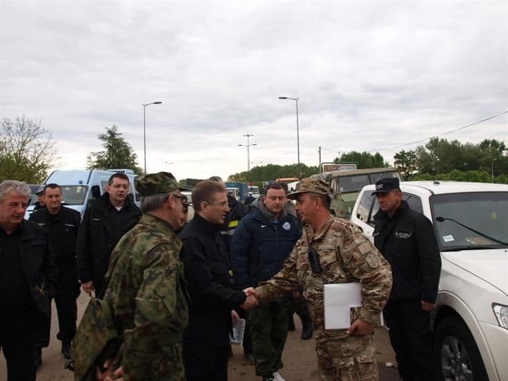 Pripadnici VCG se vratili iz Obrenovca Pripadnici VCG se vratili iz Obrenovca