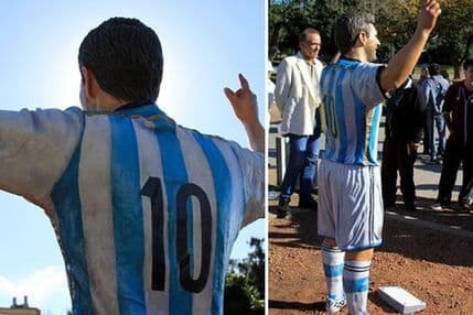 VIDEO: Mesi, Maradona i Batistuta dobili biste! VIDEO: Mesi, Maradona i Batistuta dobili biste!