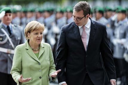 Vučić na ručku sa Angelom Merkel Vučić na ručku sa Angelom Merkel