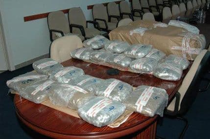 UP: U akciji "Šetač 2“ zaplinjeno 130 kilograma marihuane UP: U akciji "Šetač 2“ zaplinjeno 130 kilograma marihuane