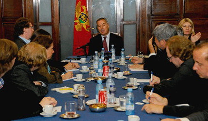 Đukanović sa novinarima iz EU: Cilj - evropski kvalitet života Đukanović sa novinarima iz EU: Cilj - evropski kvalitet života