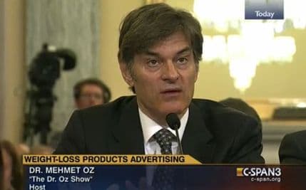Dr Oz priznao da proizvodi koje promoviše ne djeluju Dr Oz priznao da proizvodi koje promoviše ne djeluju