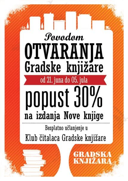 Nova Gradska knjižara u Delta sitiju Nova Gradska knjižara u Delta sitiju