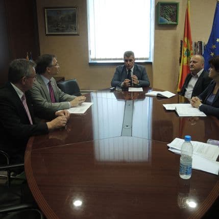 Brajović sa predstavnicima kompanije Bombardier Transportation Brajović sa predstavnicima kompanije Bombardier Transportation