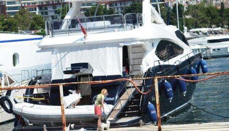 Novakova jahta „Dijana“ uplovila u Porto Montenegro Novakova jahta „Dijana“ uplovila u Porto Montenegro