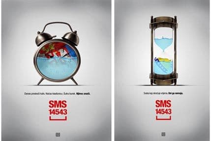 Zatvorena donatorska linija za prikupljanje pomoći za Bosnu i Srbiju Zatvorena donatorska linija za prikupljanje pomoći za Bosnu i Srbiju