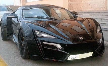 Automobil od 2,5 miliona eura nosi zagrebačke tablice Automobil od 2,5 miliona eura nosi zagrebačke tablice