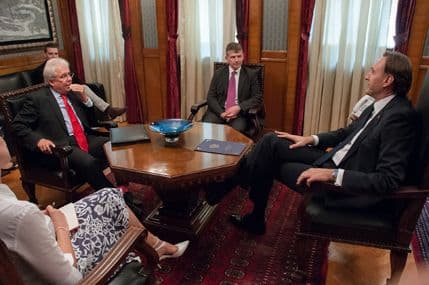 Krivokapić primio Ovena Dženkinsa Krivokapić primio Ovena Dženkinsa