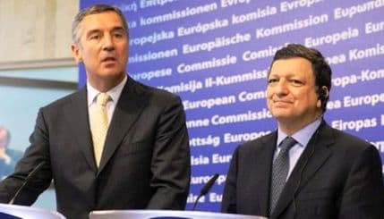 BAROSO: Pregovori sa Crnom Gorom dobro napreduju BAROSO: Pregovori sa Crnom Gorom dobro napreduju