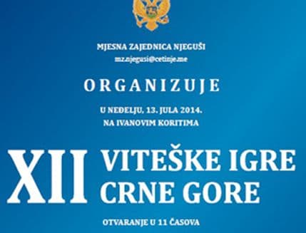 Viteške igre Crne Gore 13. Jula na Ivanovim koritima Viteške igre Crne Gore 13. Jula na Ivanovim koritima