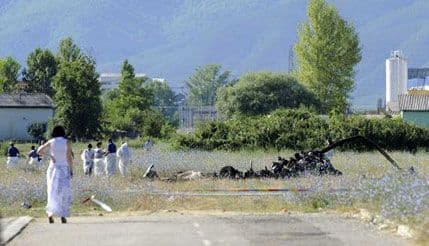 U padu helikoptera izgorjela četiri makedonska pilota U padu helikoptera izgorjela četiri makedonska pilota