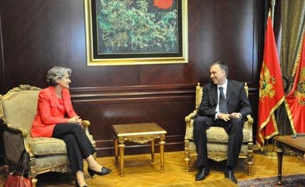 Vujanović primio generalnu direktorku UNESCO-a Vujanović primio generalnu direktorku UNESCO-a