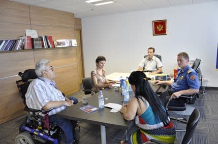 Ozvaničena saradnja UMHCG i Uprave policije - CB Podgorica Ozvaničena saradnja UMHCG i Uprave policije - CB Podgorica