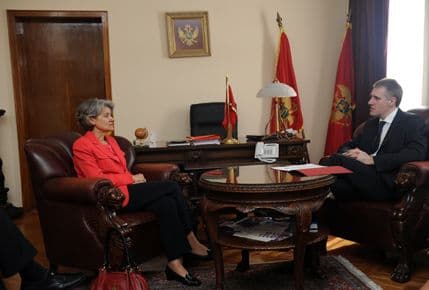 BOKOVA: Izuzetna saradnja UNESCO-a sa Crnom Gorom BOKOVA: Izuzetna saradnja UNESCO-a sa Crnom Gorom