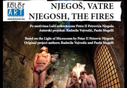 KOTOR ART: "Njegoš, vatre" petu godinu zaredom u Starom zatvoru KOTOR ART: "Njegoš, vatre" petu godinu zaredom u Starom zatvoru