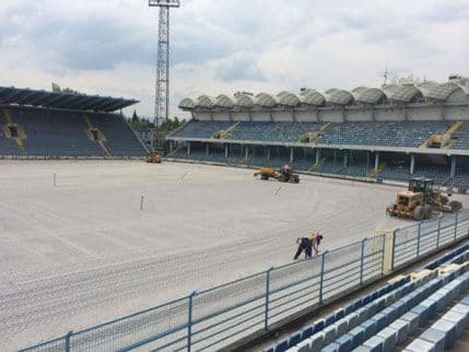 FOTO: Radovi na stadionu pri kraju FOTO: Radovi na stadionu pri kraju