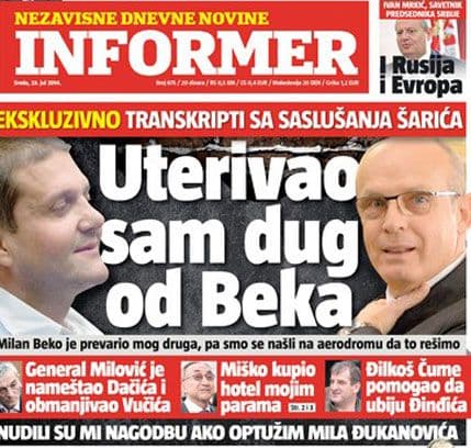 ŠARIĆ: Nuđena mi je nagodba ako lažno optužim Đukanovića ili njegovog brata ŠARIĆ: Nuđena mi je nagodba ako lažno optužim Đukanovića ili njegovog brata