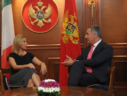 Mogerini: Puna podrška Crnoj Gori u procesu integracija Mogerini: Puna podrška Crnoj Gori u procesu integracija