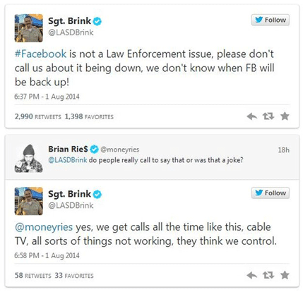 Zvali policiju jer im je „pao“ Facebook Zvali policiju jer im je „pao“ Facebook