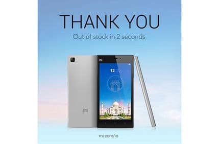 Xiaomi prodao 15.000 Mi 3 telefona za samo dvije sekunde Xiaomi prodao 15.000 Mi 3 telefona za samo dvije sekunde