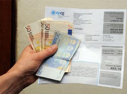 EPCG: Prosječan julski račun za struju 34,2 eura EPCG: Prosječan julski račun za struju 34,2 eura
