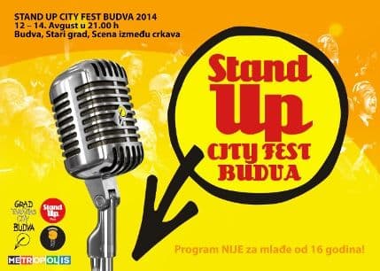 Počinje trodnevni StandUp City Fest u Budvi Počinje trodnevni StandUp City Fest u Budvi