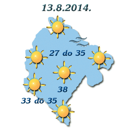 Tropski dan pred nama, temperatura do 38 stepeni Tropski dan pred nama, temperatura do 38 stepeni