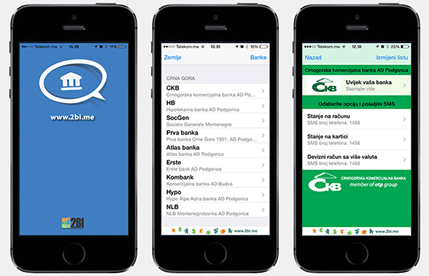 Mobilna aplikacija SMSBank: Na najbrži način do informacija o računu Mobilna aplikacija SMSBank: Na najbrži način do informacija o računu